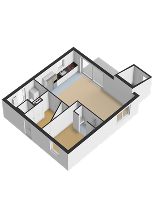 Floorplan - Zeedijk 24-359, 4504 PN Nieuwvliet